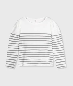 puff long sleeve tee stripes