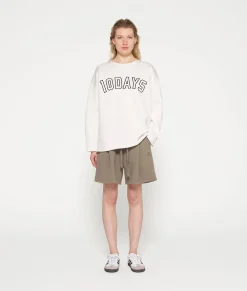 raw edge statement sweater