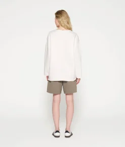 raw edge statement sweater