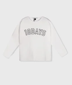 raw edge statement sweater