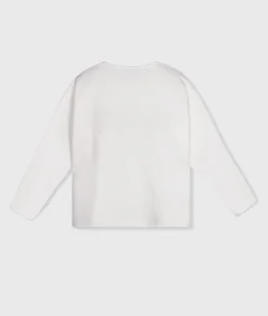 raw edge statement sweater