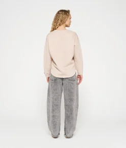 raw edge sweater