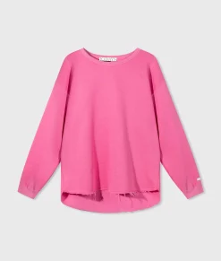 raw edge sweater