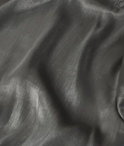 shiny balloon blouse