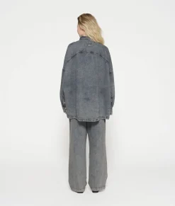 shirt flowy denim
