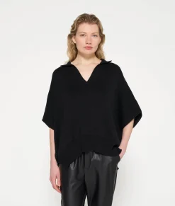 short sleeve knit sweater