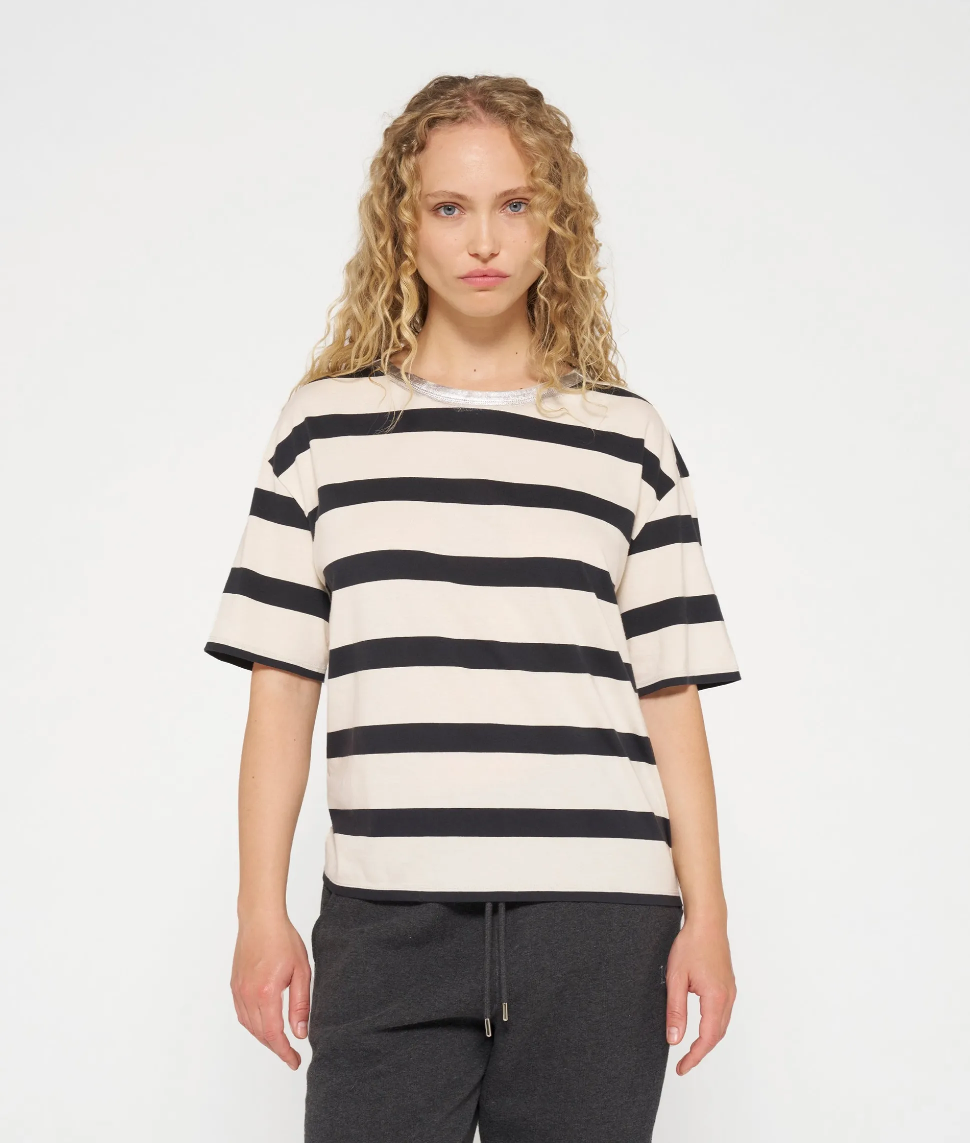 short sleeve tee stripe