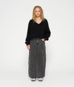 skirt jog denim