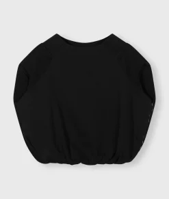 sleeveless balloon sweater