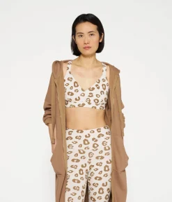 sporty bra leopard