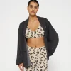 sporty bra leopard