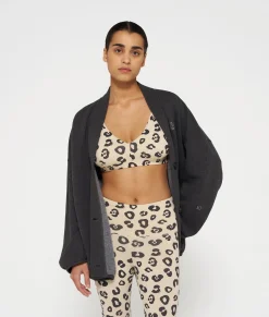 sporty bra leopard