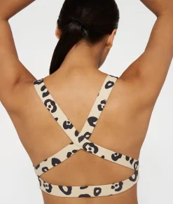 sporty bra leopard