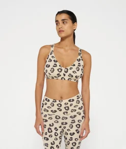 sporty bra leopard