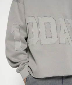 statement hoodie logo patch