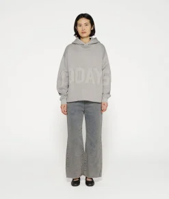 statement hoodie logo patch
