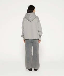 statement hoodie logo patch