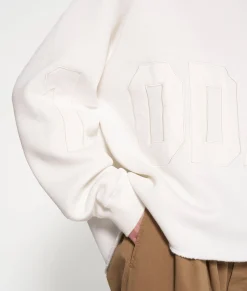 statement hoodie logo patch