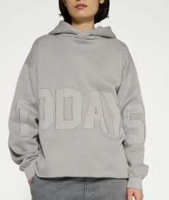 statement hoodie logo patch