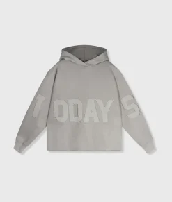 statement hoodie logo patch