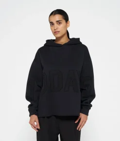 statement hoodie pearls