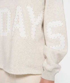 statement hoodie pearls