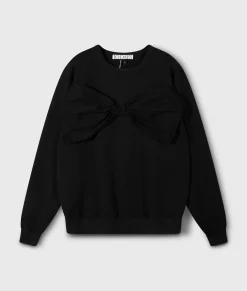 statement sweater bow