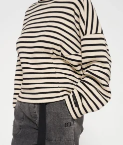 sweater smock stripes