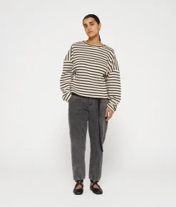 sweater smock stripes