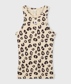 tank top rib leopard