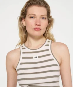 tank top rib stripes
