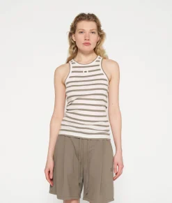 tank top rib stripes