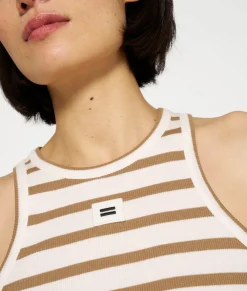 tank top rib stripes