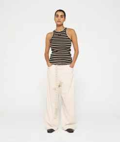 tank top rib stripes