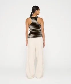 tank top rib stripes