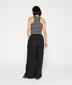 tank top rib stripes