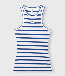 tank top rib stripes