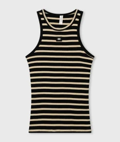 tank top rib stripes