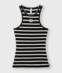 tank top rib stripes