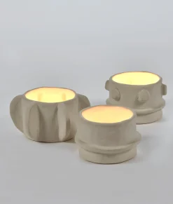Tealight holder 03 set 3 Molly 5CM
