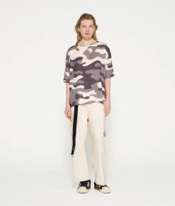 tee blouse camo