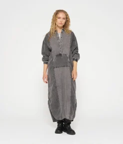 the Billie dress jog denim
