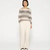 thin knit sweater stripes