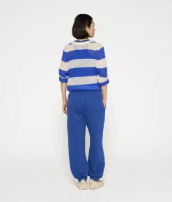thin knit sweater stripes
