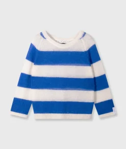 thin knit sweater stripes