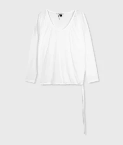 tie long sleeve tee