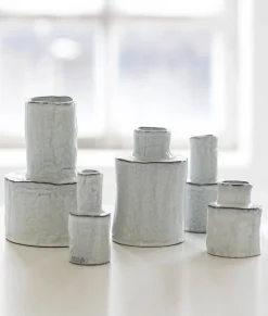 Vase 4 Héléna white 15CM