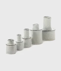 Vase 4 Héléna white 15CM