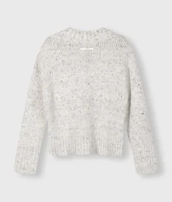 v-neck knit sweater melee