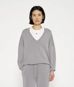 v-neck sweater scuba